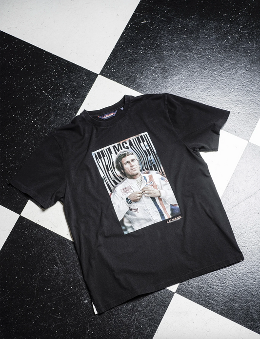 T-shirt Steve McQueen – 24h Le Mans - black