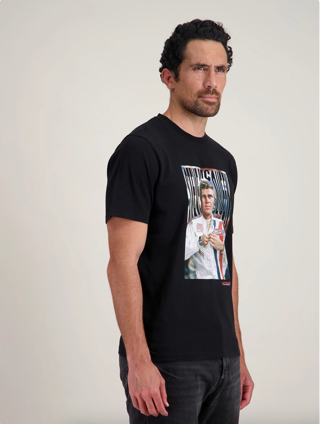 T-shirt Steve McQueen – 24h Le Mans - black