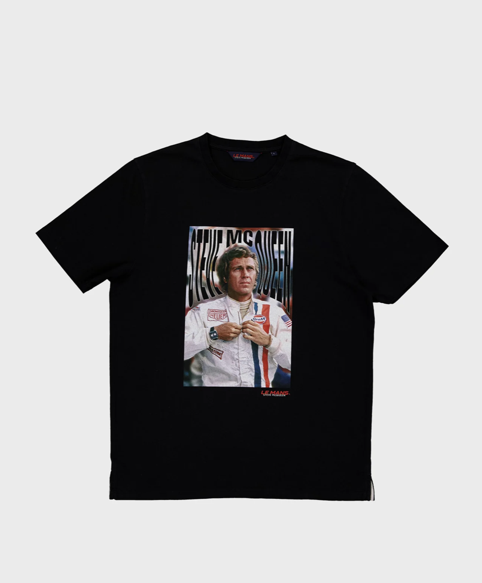 T-shirt Steve McQueen – 24h Le Mans - black