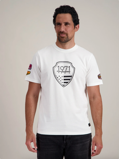 T-shirt Steve McQueen – Speed - White