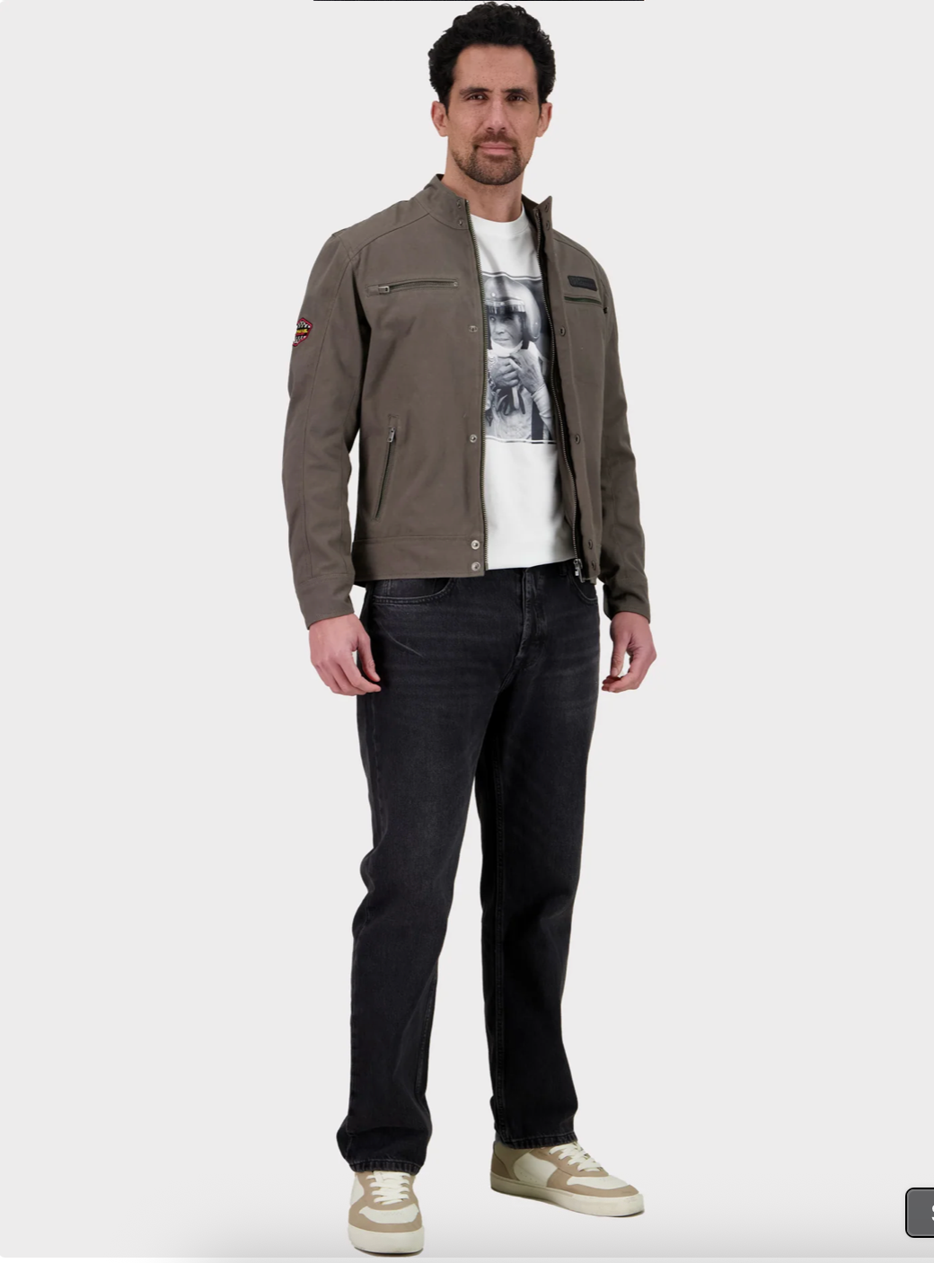 Blouson Steve McQueen Canvas Motor