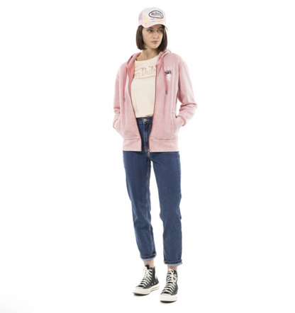 Sweat à capuche Von Dutch rose - Femmes