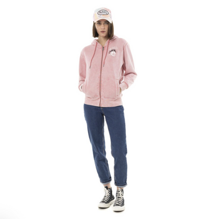Sweat à capuche Von Dutch rose - Femmes