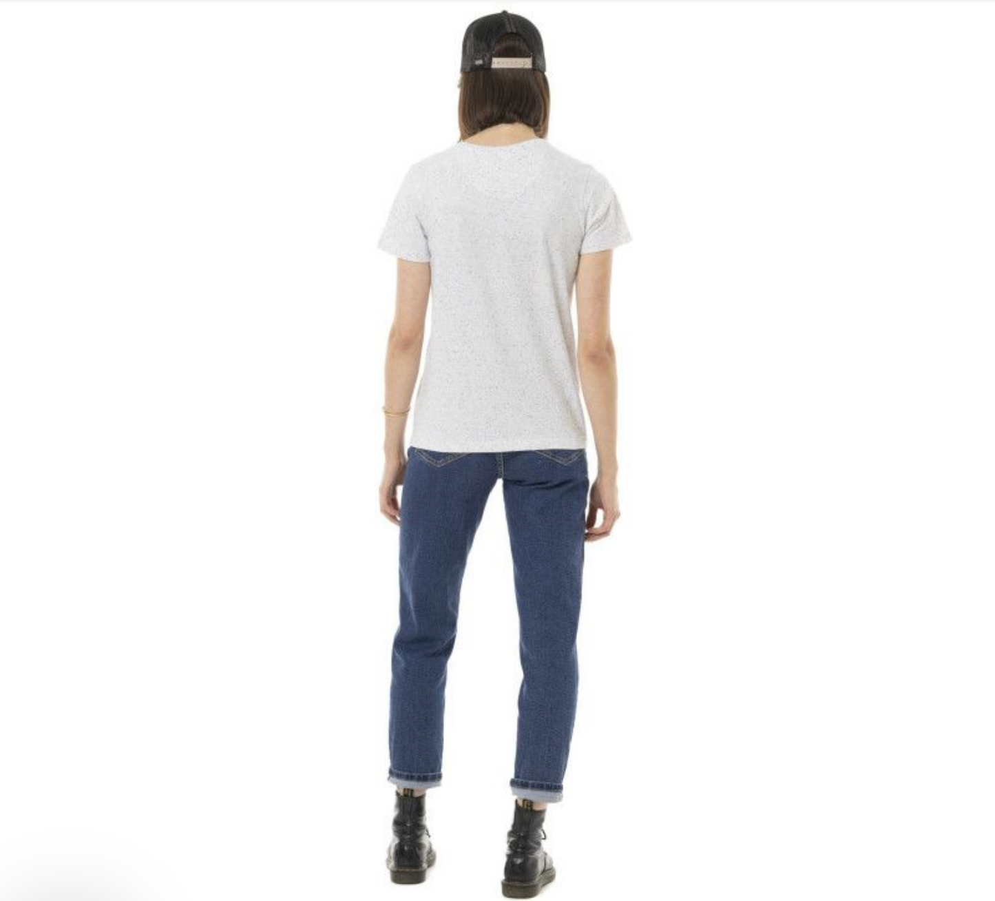 T-shirt Von Dutch logo perlé - Femmes