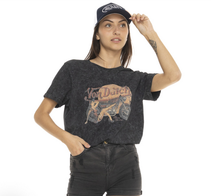 T-shirt Von Dutch Pinup - Femmes