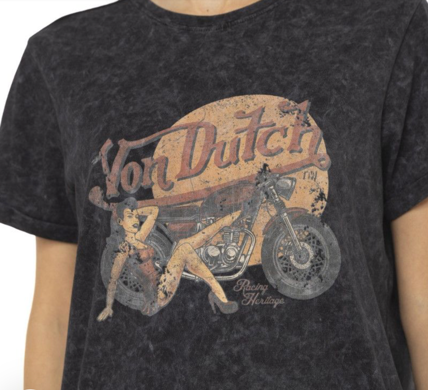 T-shirt Von Dutch Pinup - Femmes