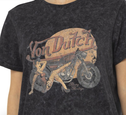 T-shirt Von Dutch Pinup - Femmes
