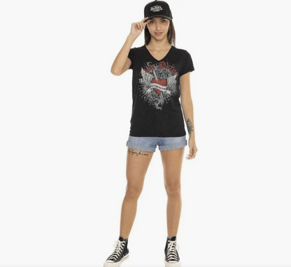T-shirt Von Dutch Kustom Love - Femmes