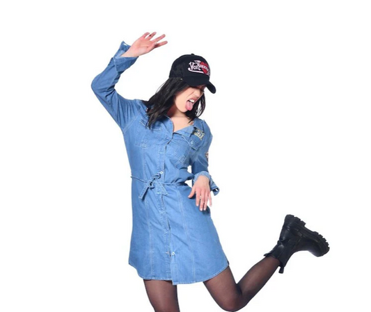 Robe chemise denim Von Dutch - Femmes