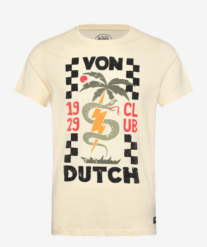 T-shirt Von Dutch 1929 Club – écru