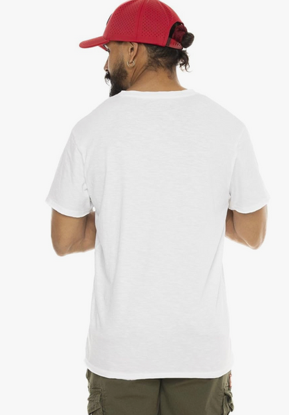 T-shirt Von Dutch Skull Rider – Blanc