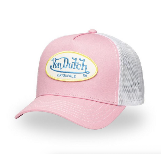 Casquette Von Dutch ORIGINES - rose