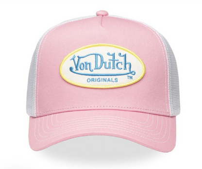 Casquette Von Dutch ORIGINES - rose