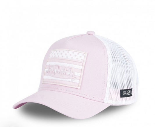 Casquette Von Dutch FLAG - rose
