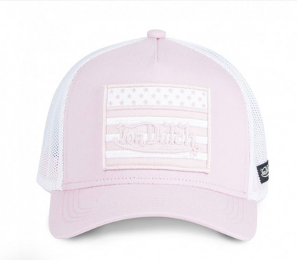 Casquette Von Dutch FLAG - rose
