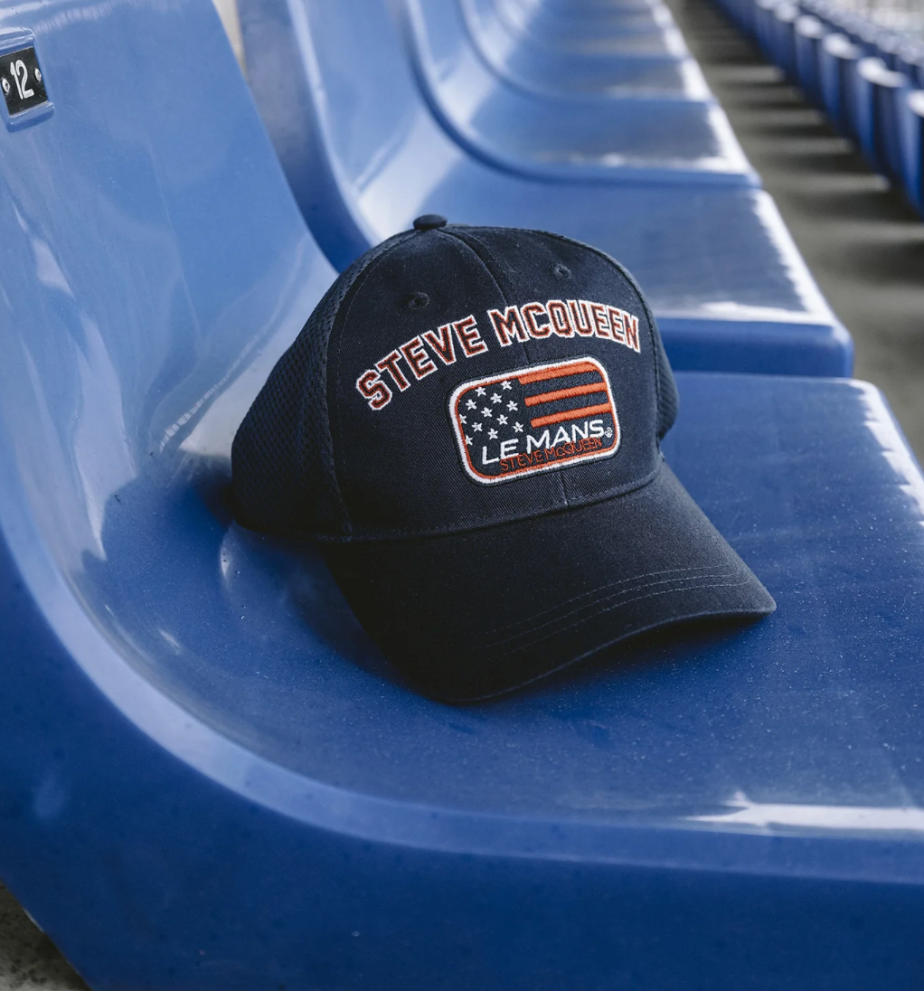 Casquette Steve McQueen – Flag - navy
