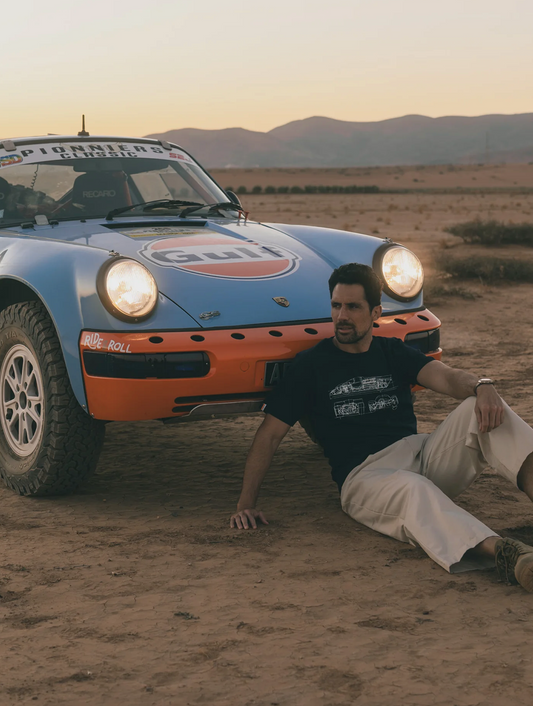 T-shirt PRINT - navy