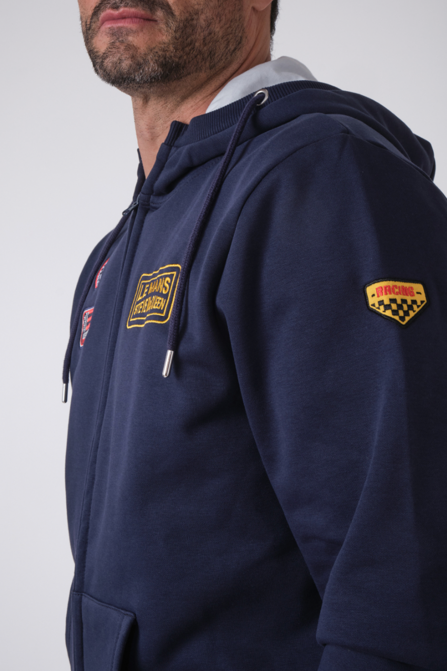 Sweat zippé Steve McQueen – FAST - navy