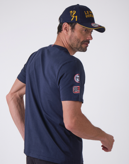 T-shirt Steve McQueen – FAST - navy