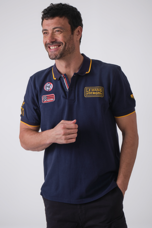 Polo Steve McQueen – FAST - navy