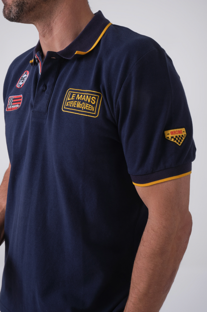 Polo Steve McQueen – FAST - navy