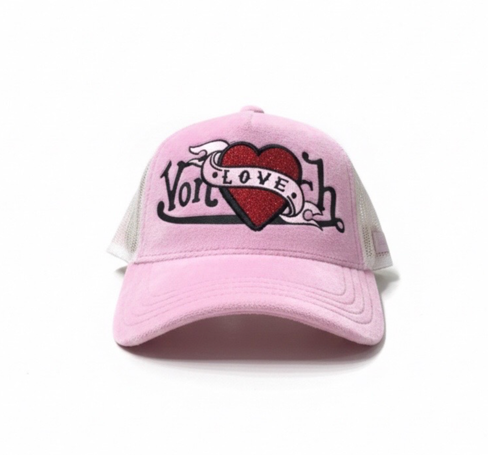 Casquette Trucker Von Dutch Love Rose Vintage | Un Barbu et Une Blonde