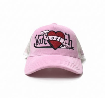 Casquette Trucker Von Dutch Love Rose Vintage | Un Barbu et Une Blonde