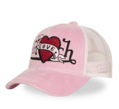 Casquette Trucker Von Dutch Love Rose Vintage | Un Barbu et Une Blonde