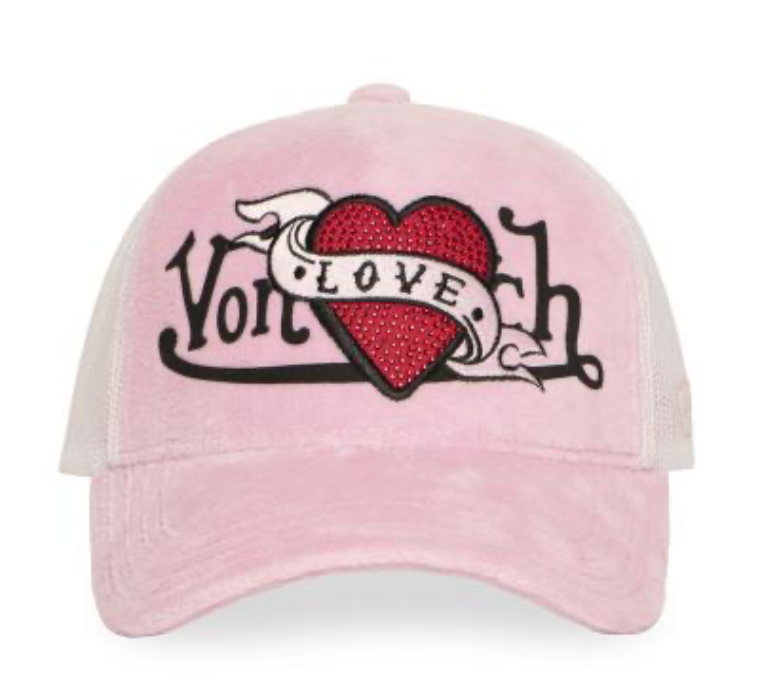 Casquette Trucker Von Dutch Love Rose Vintage | Un Barbu et Une Blonde