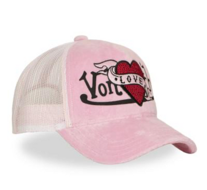 Casquette Trucker Von Dutch Love Rose Vintage | Un Barbu et Une Blonde