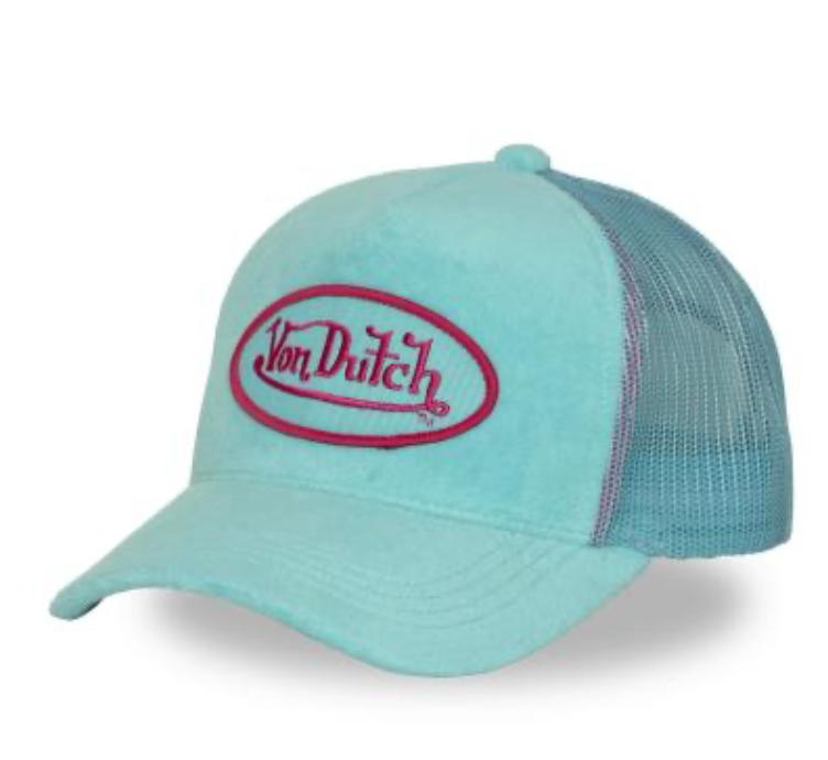 Casquette Trucker Von Dutch Turquoise Vintage | Un Barbu et Une Blonde