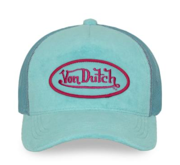Casquette Trucker Von Dutch Turquoise Vintage | Un Barbu et Une Blonde