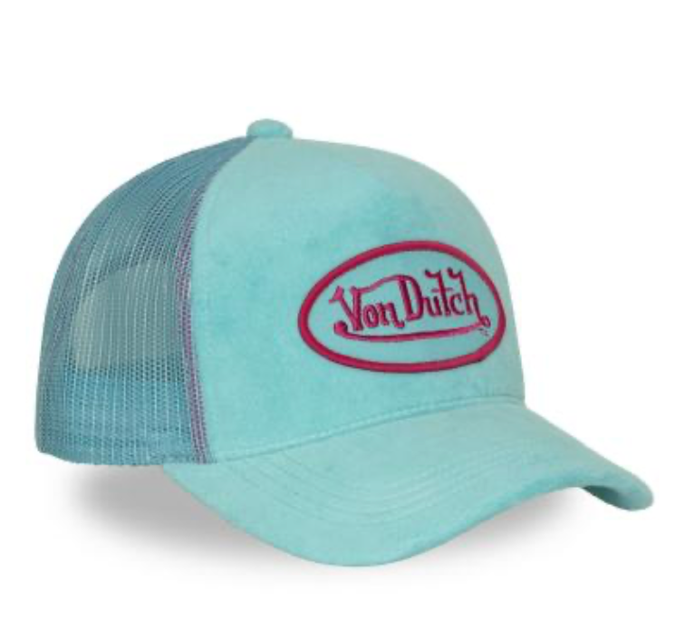 Casquette Trucker Von Dutch Turquoise Vintage | Un Barbu et Une Blonde
