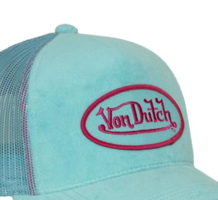 Casquette Trucker Von Dutch Turquoise Vintage | Un Barbu et Une Blonde
