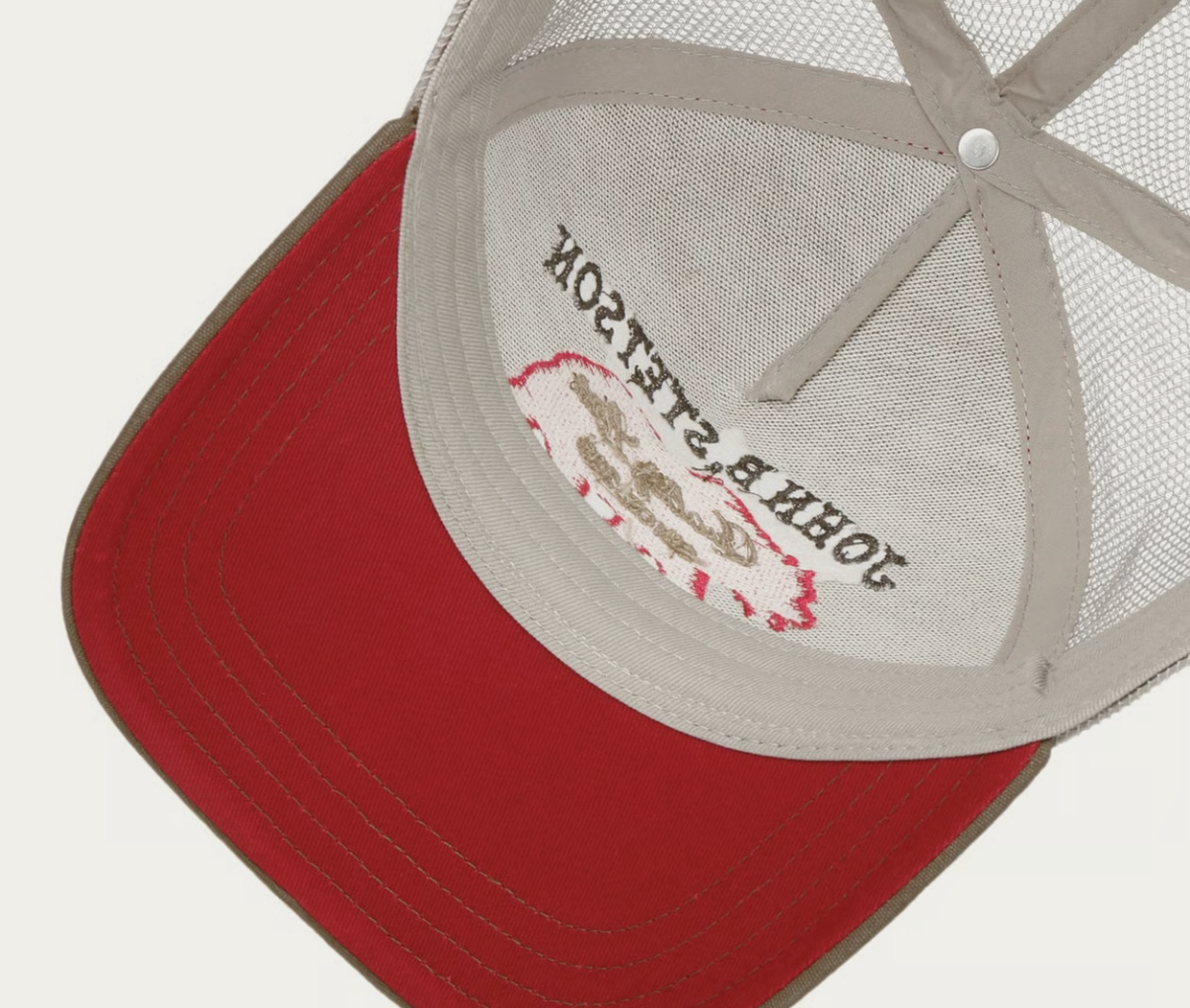Casquette Trucker Stetson American Heritage Beige | Un Barbu et Une Blonde
