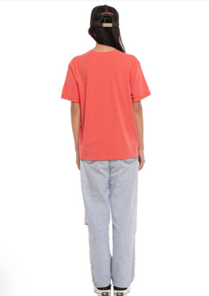 T-shirt femme Von Dutch Originals corail