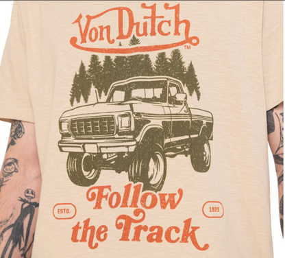 T-shirt Von Dutch Heavy Wash – Beige