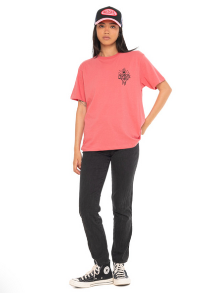 T-shirt Femme Von Dutch Ex-voto – Rose