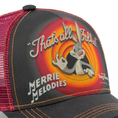 Casquette Trucker Capslab x Looney Tunes Bugs Bunny “That’s All Folks” | Officielle