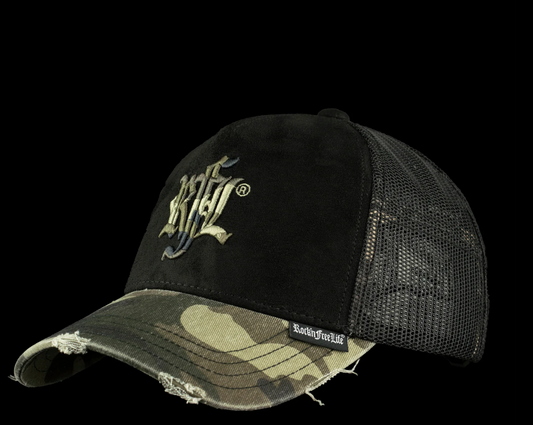 Casquette Rock’nFreeLife DELTA FORCE N°257 | Un Barbu et Une Blonde
