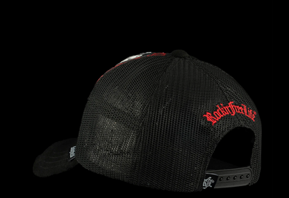 Casquette Rock’nFreeLife POKER FACE N°281 Édition Limitée | Un Barbu et Une Blonde