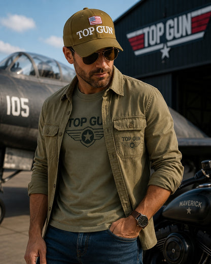 Casquette Top Gun – Kaki