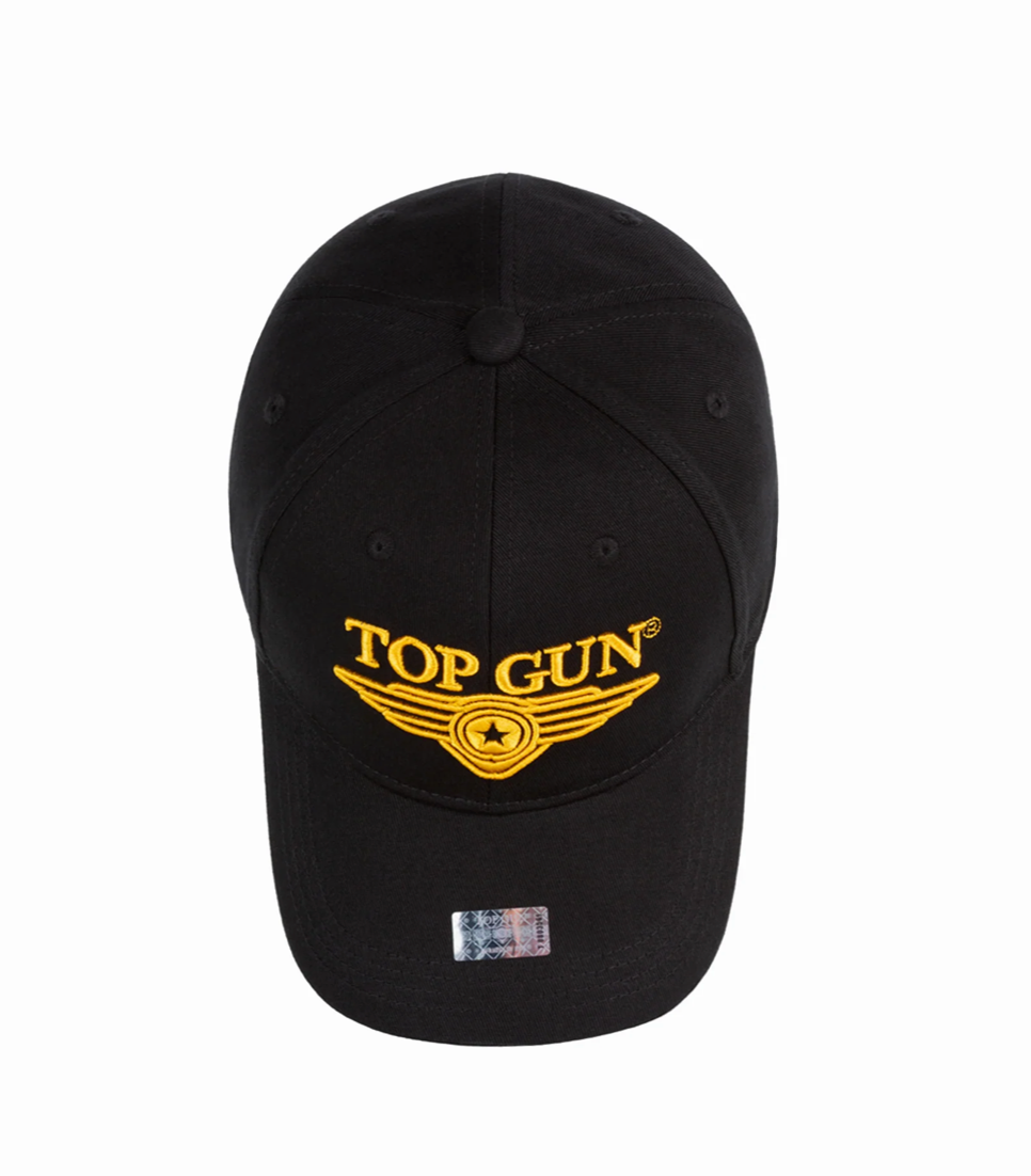 Casquette Top Gun Logo Wings – Noir / Jaune