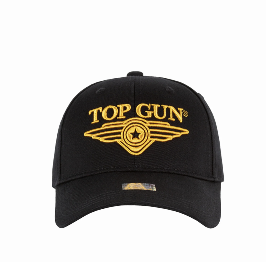 Casquette Top Gun Logo Wings – Noir / Jaune