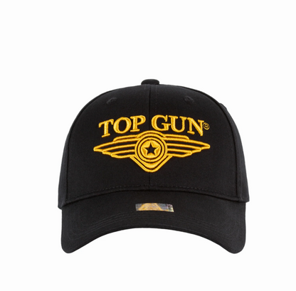 Casquette Top Gun Logo Wings – Noir / Jaune