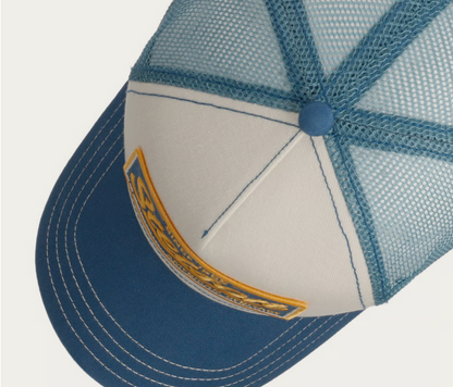Casquette Trucker Stetson American Heritage Bleu Vintage | Un Barbu et Une Blonde