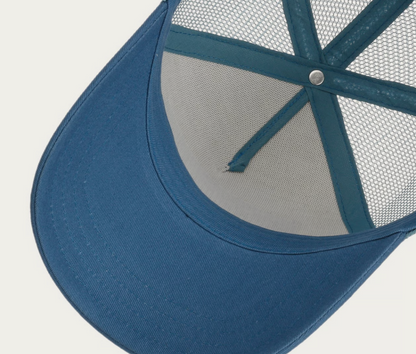 Casquette Trucker Stetson American Heritage Bleu Vintage | Un Barbu et Une Blonde
