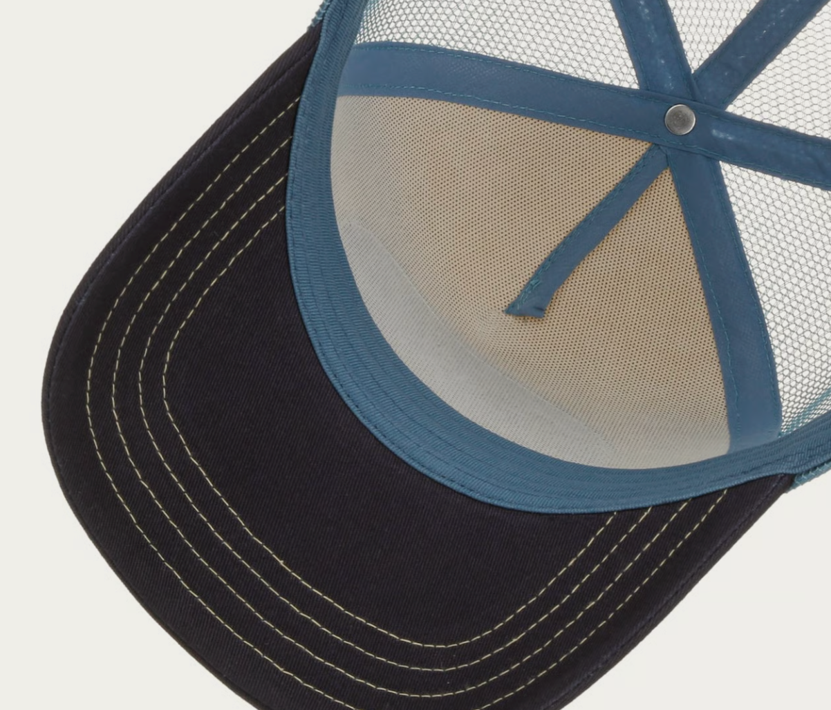 Casquette Trucker Stetson American Heritage Navy & Sky | Un Barbu et Une Blonde