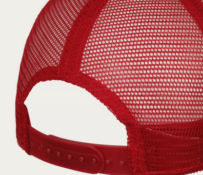 Casquette Trucker Stetson Gasoline Bleu Rouge Vintage | Un Barbu et Une Blonde