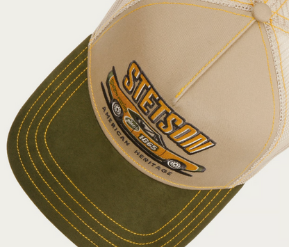 Casquette Trucker Stetson American Heritage Racing 1865 | Un Barbu et Une Blonde